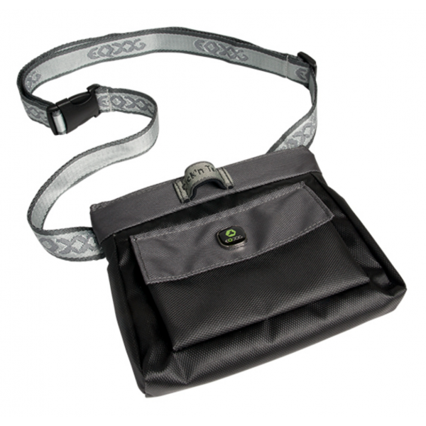 Click'n Treat™ Leckerli-Tasche mit Bauchgurt und Clip (schwarz/anthrazit)