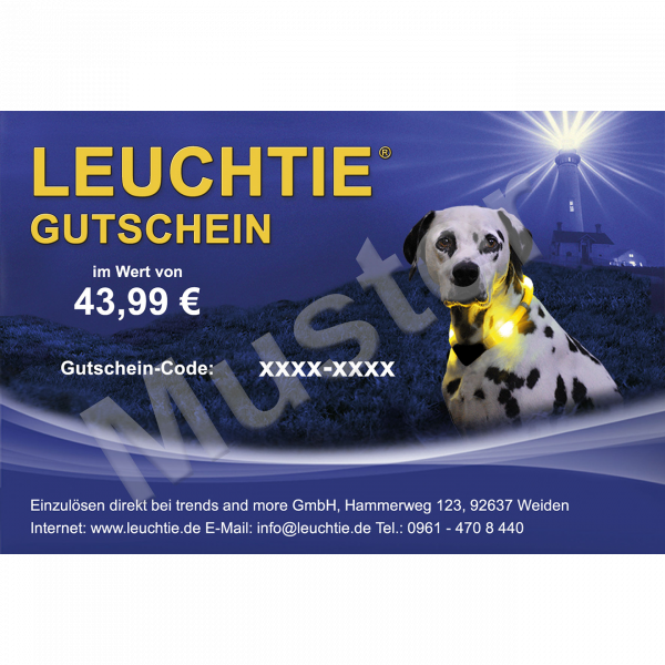 Leuchtie Gutschein