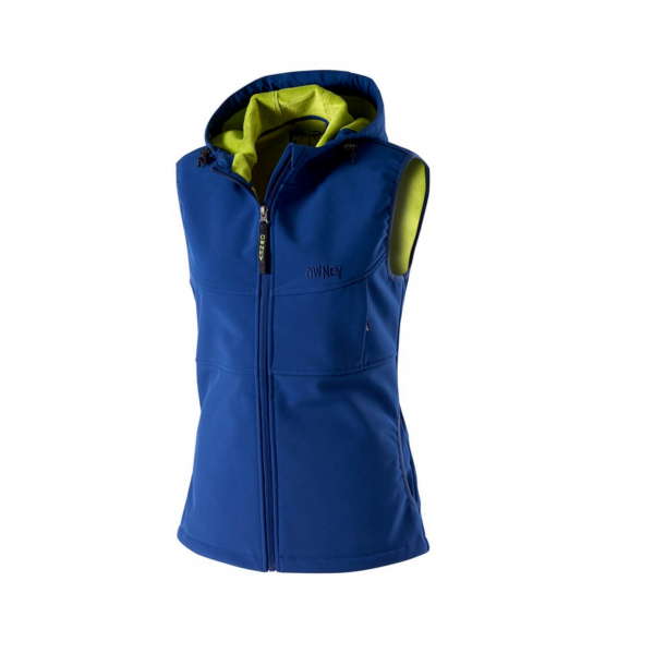 Owney Softshell Weste Damen blau