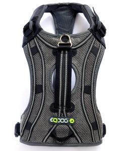 EQDOG Pro Harness Brustgeschirr black/reflective (Oberansicht)