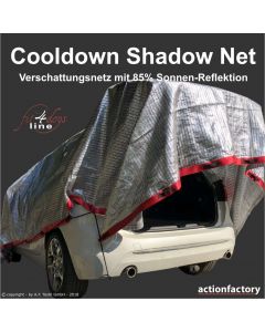 Cooldown Shadow Net schützt Ihr Auto vor zu starkem Aufheizen